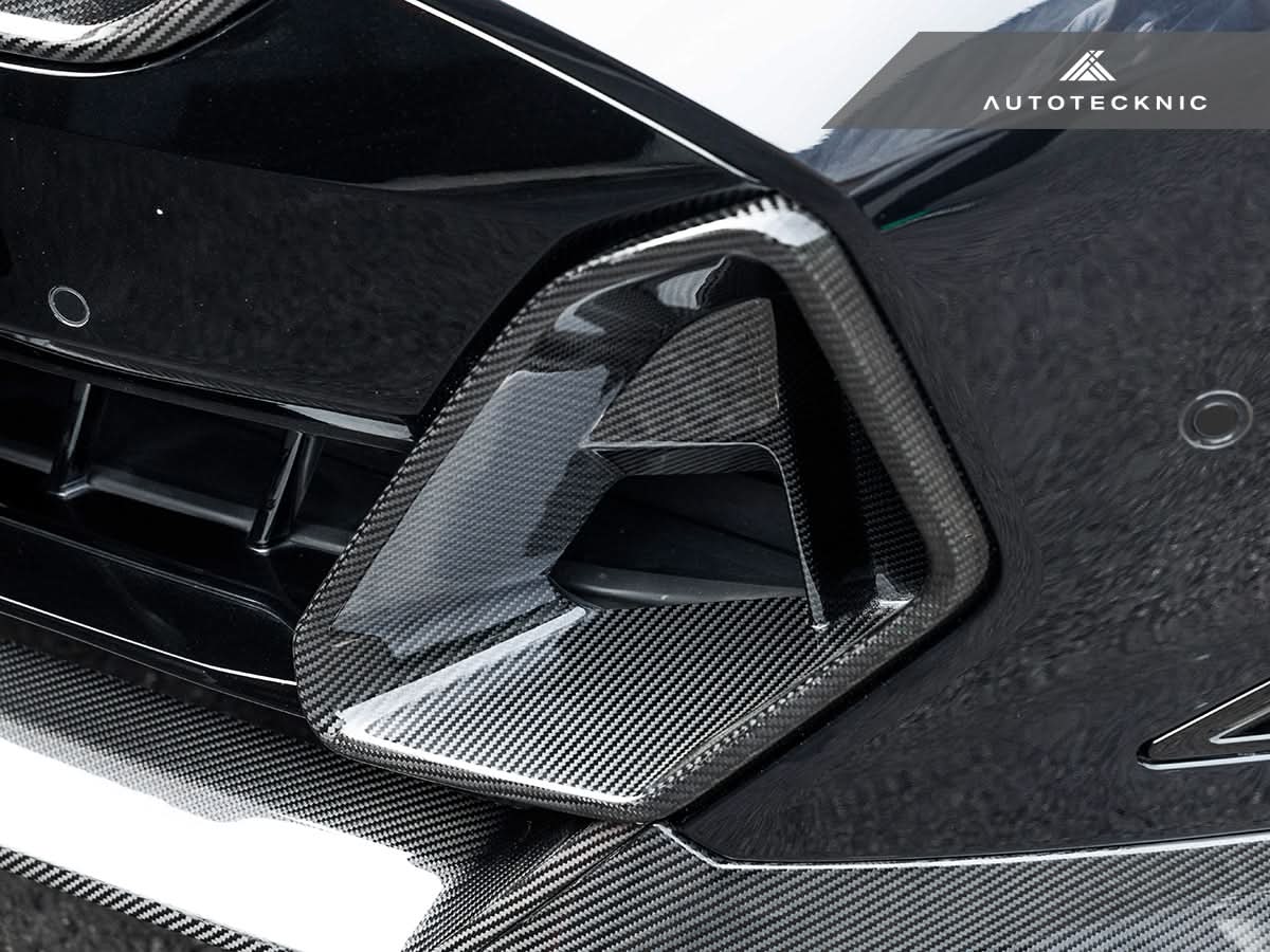 AutoTecknic Carbon Fiber Front Bumper Air Vent Set - G06 X6 M-Sport LCI