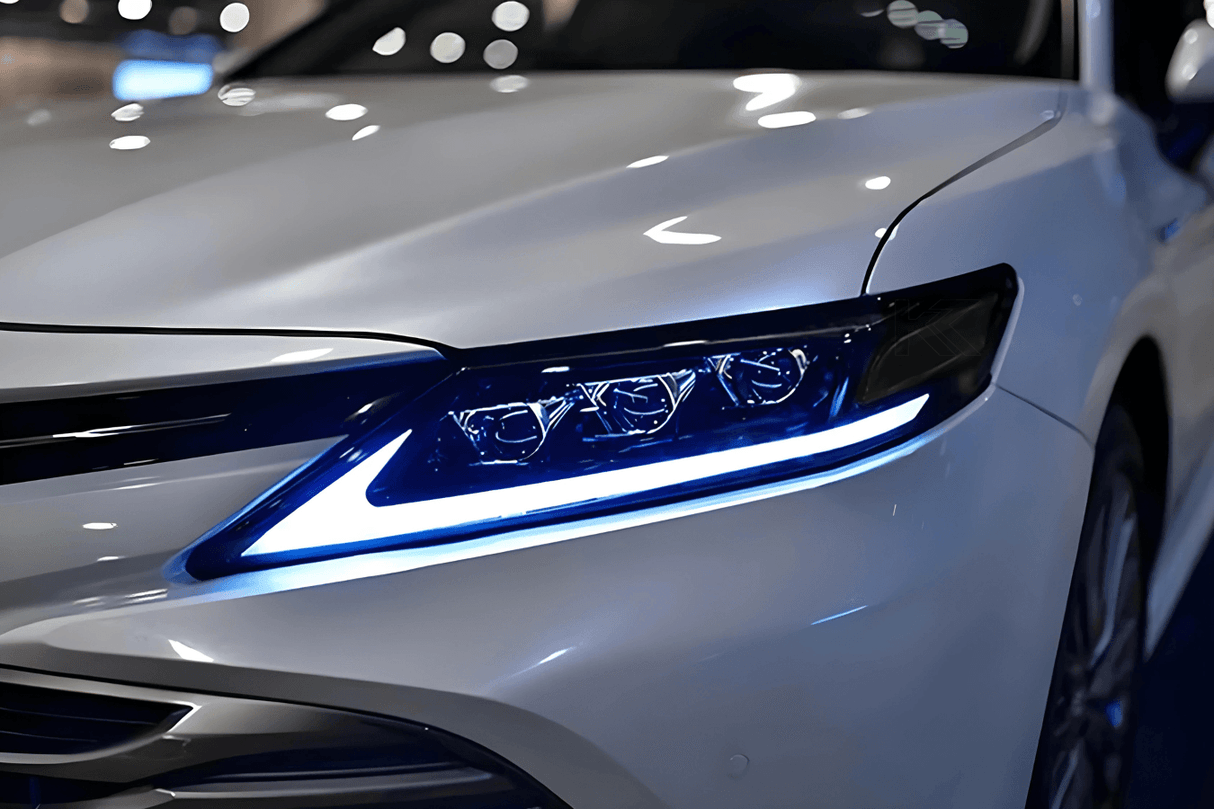 Toyota Camry XSE XLE SE LE Black LED Projector Headlights Upgrade (2018 - 2021) - K2 Industries