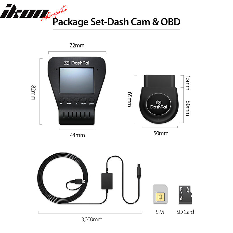 DashPal - Dash Cam & On-Board Diagnostics (OBD) Protect Car & Driver