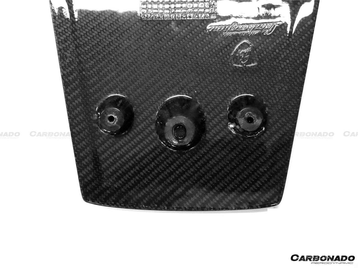 2011-2016 Lamborghini Aventador LP700 LP720 LP740 Coupe Roadster OEM Style Carbon Fiber Center Console Storage Shelf Cover replace