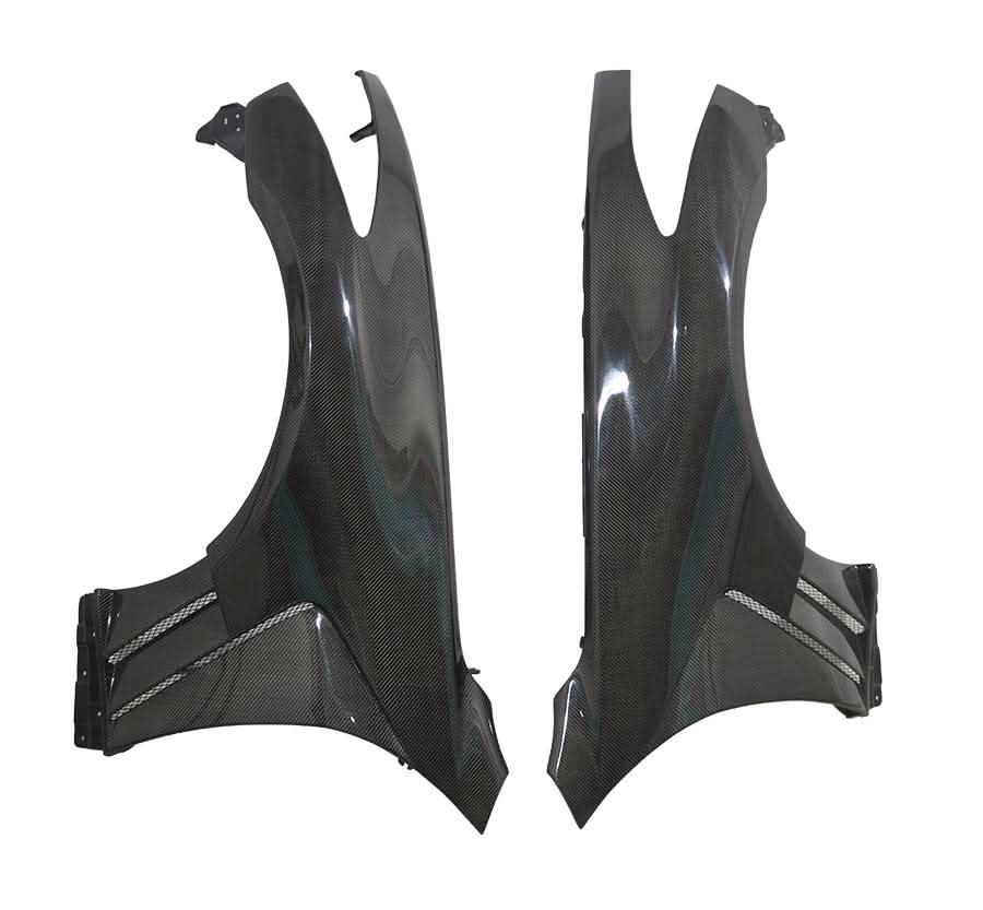 2014-2022 Infiniti Q50 4 doors Carbon Fiber Black Fenders
