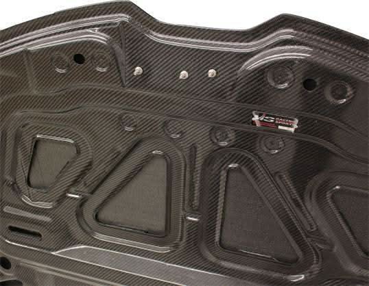 2014-2020 Lamborghini Huracan OEM Style Double Sided Carbon Fiber Carbon Fiber Black Hood