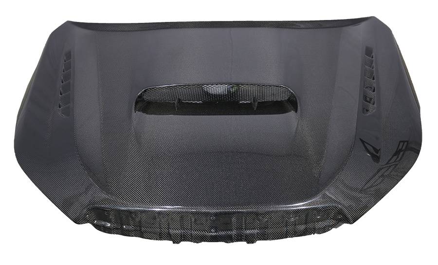 2014-2018 Subaru Forester 4 doors V Line Style Carbon Fiber Black Hood