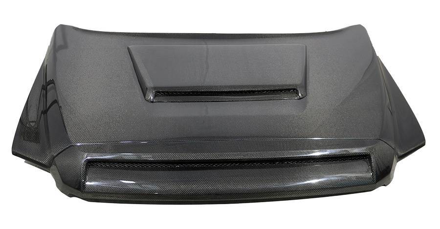 2014-2021 Toyota Tundra 4 doors 2 doors TECHNO R Style Carbon Fiber Black Hood