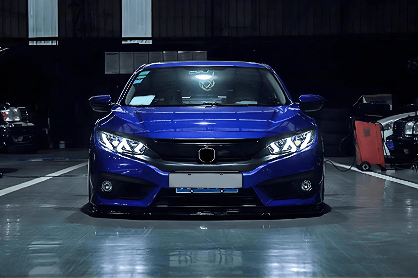 Honda Civic X Lambo Style LED Headlights (2017 - 2020) - K2 Industries