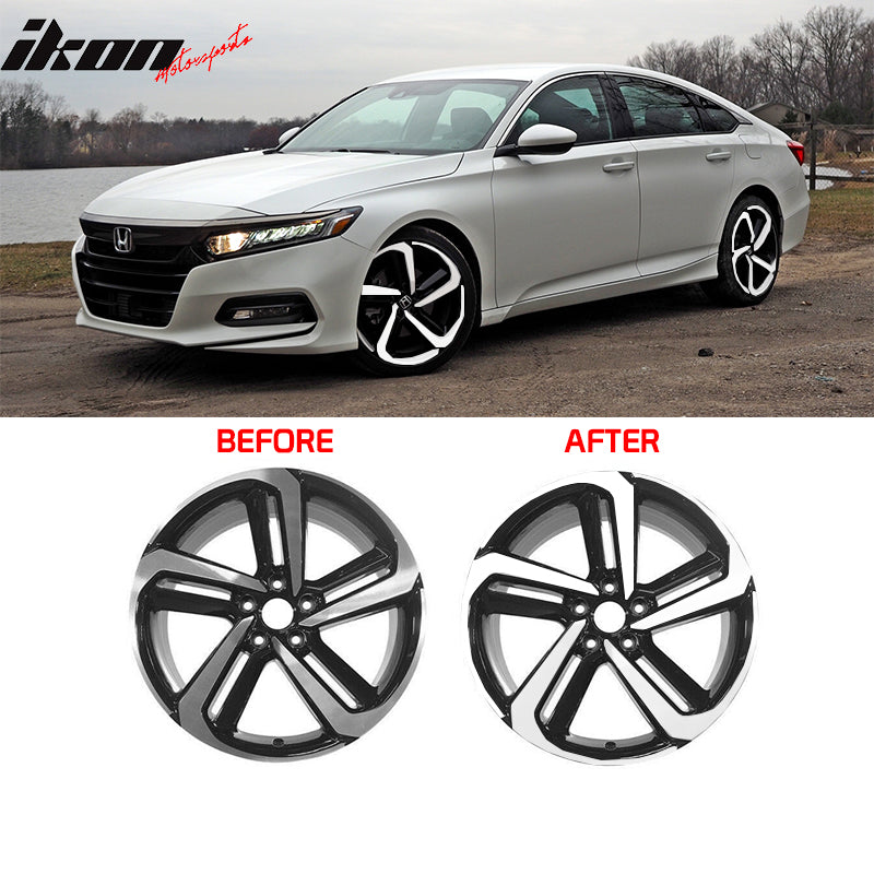 2018-2022 Honda Accord Sport Wheel Chrome Delete Vinyl Kit