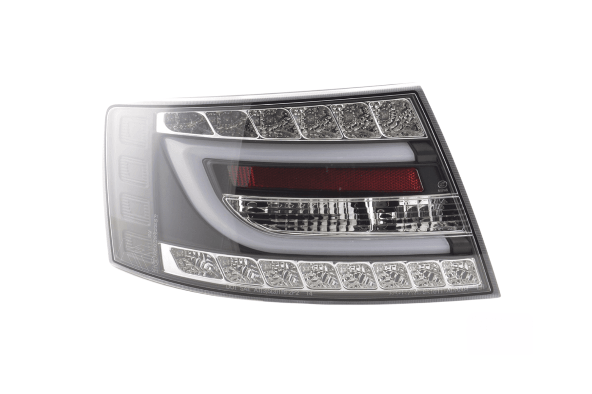 Audi A6 (C6/4F) Sedan Black LED Taillights Set (2004-2008) - K2 Industries