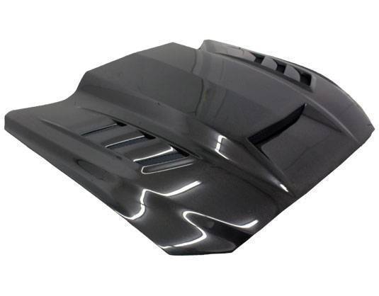 2015-2017 Ford Mustang 2 doors TERMINATOR Style Carbon Fiber Black Hood