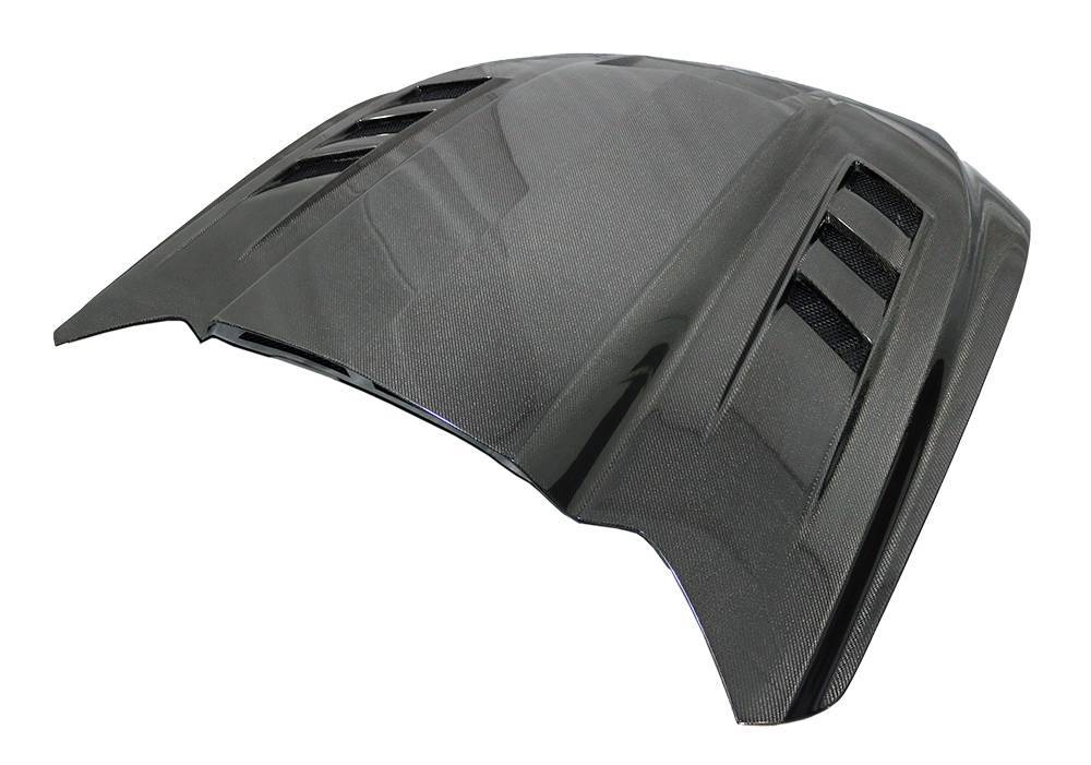 2015-2017 Ford Mustang 2 doors TERMINATOR Style Carbon Fiber Black Hood