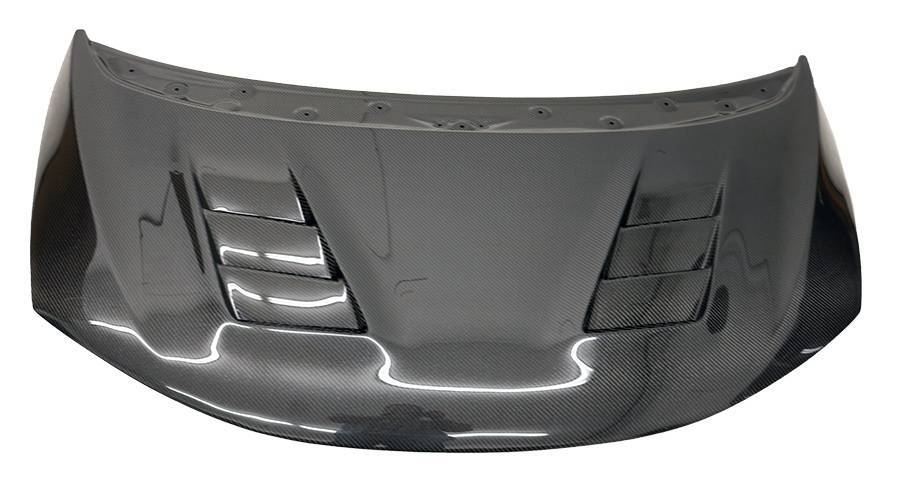 2015-2017 Honda Fit 4 doors RR Style Carbon Fiber Black Hood