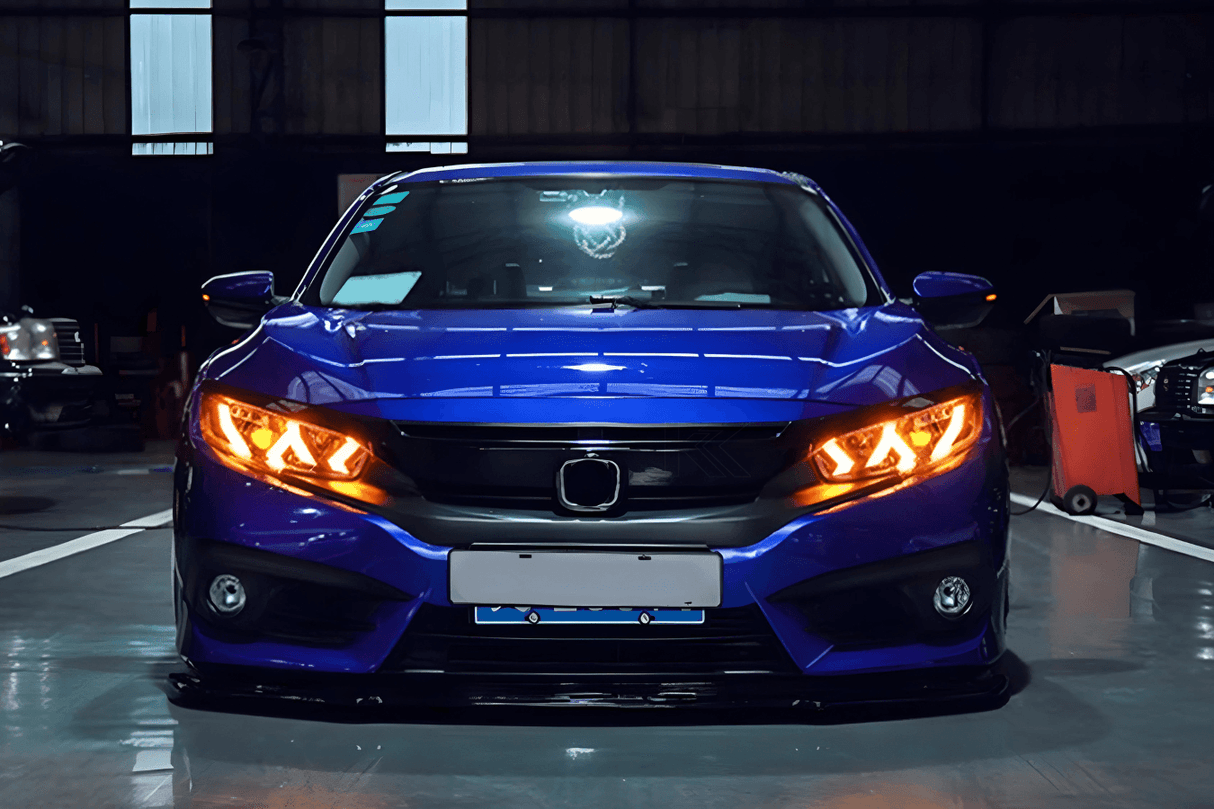 Honda Civic X Lambo Style LED Headlights (2017 - 2020) - K2 Industries