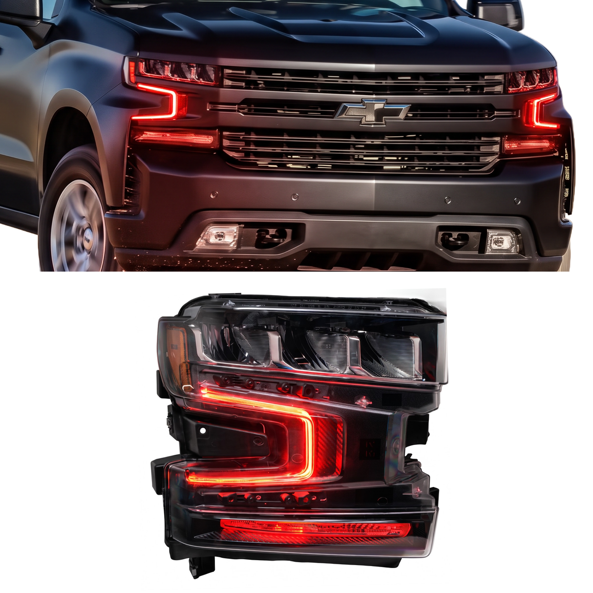 Chevrolet Silverado 1500 RGBW DRL Boards (2019-2022)