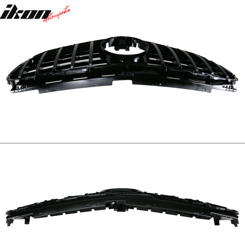 2014-2016 Benz W212 E Class AMG GT Style Gloss Black Front Grille