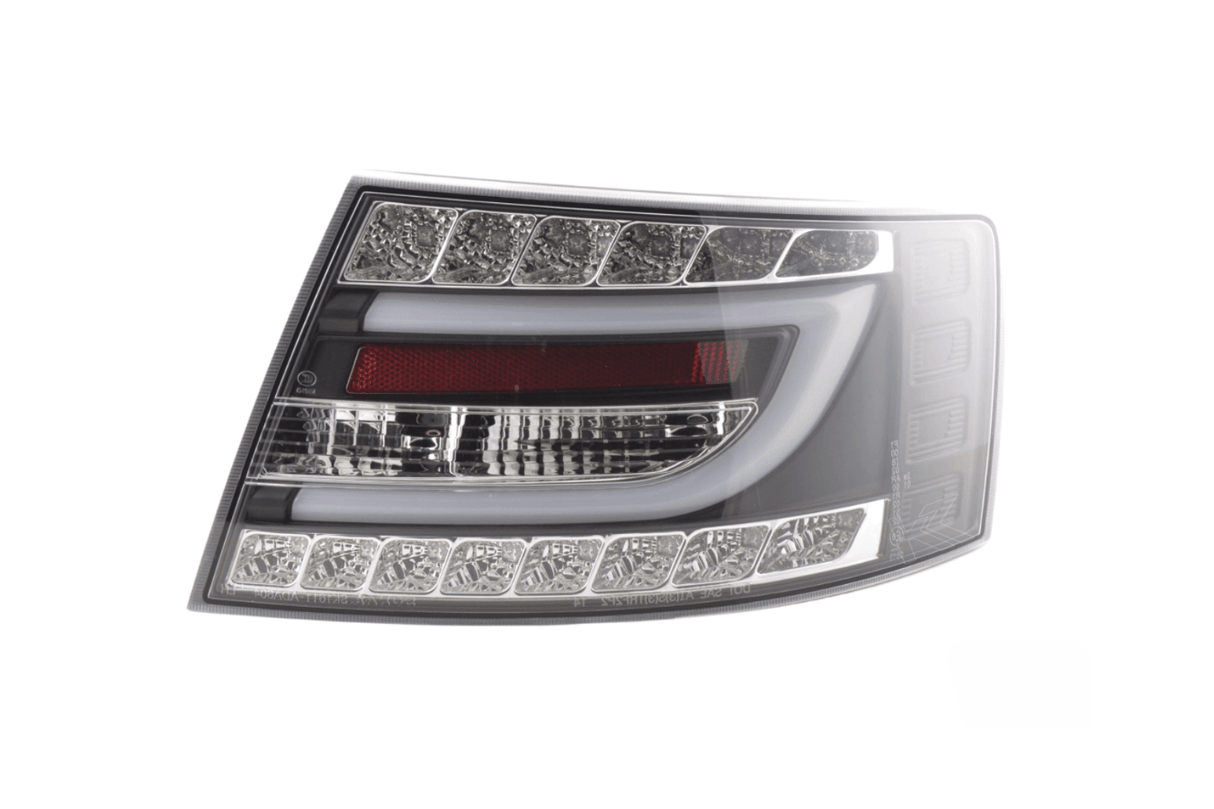 Audi A6 (C6/4F) Sedan Black LED Taillights Set (2004-2008) - K2 Industries