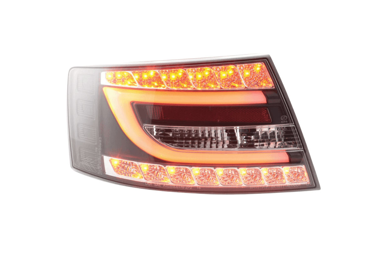 Audi A6 (C6/4F) Sedan Black LED Taillights Set (2004-2008) - K2 Industries
