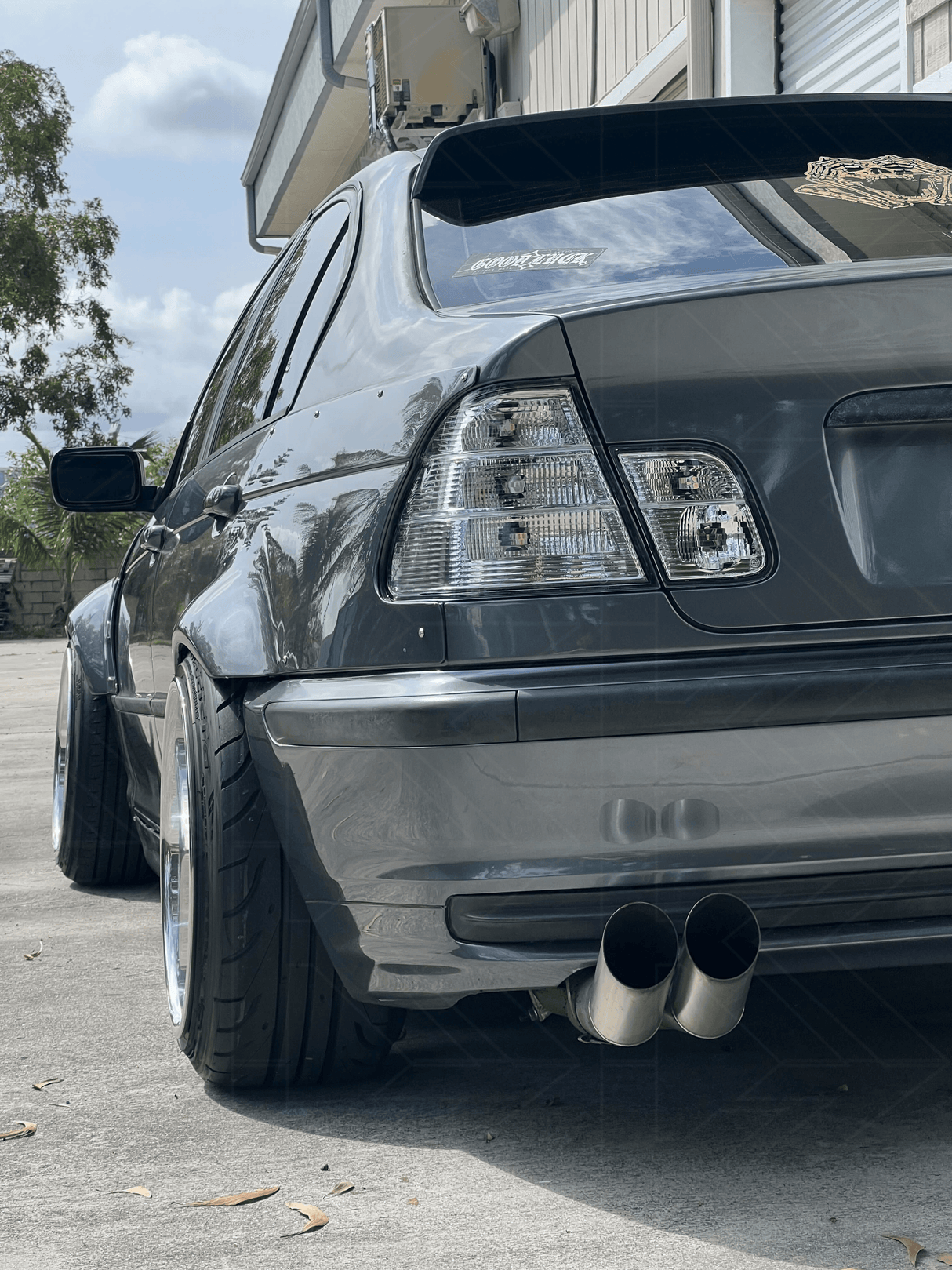 BMW 3-Series E46 Sedan Clear Tail Lights (1998-2006) - K2 Industries