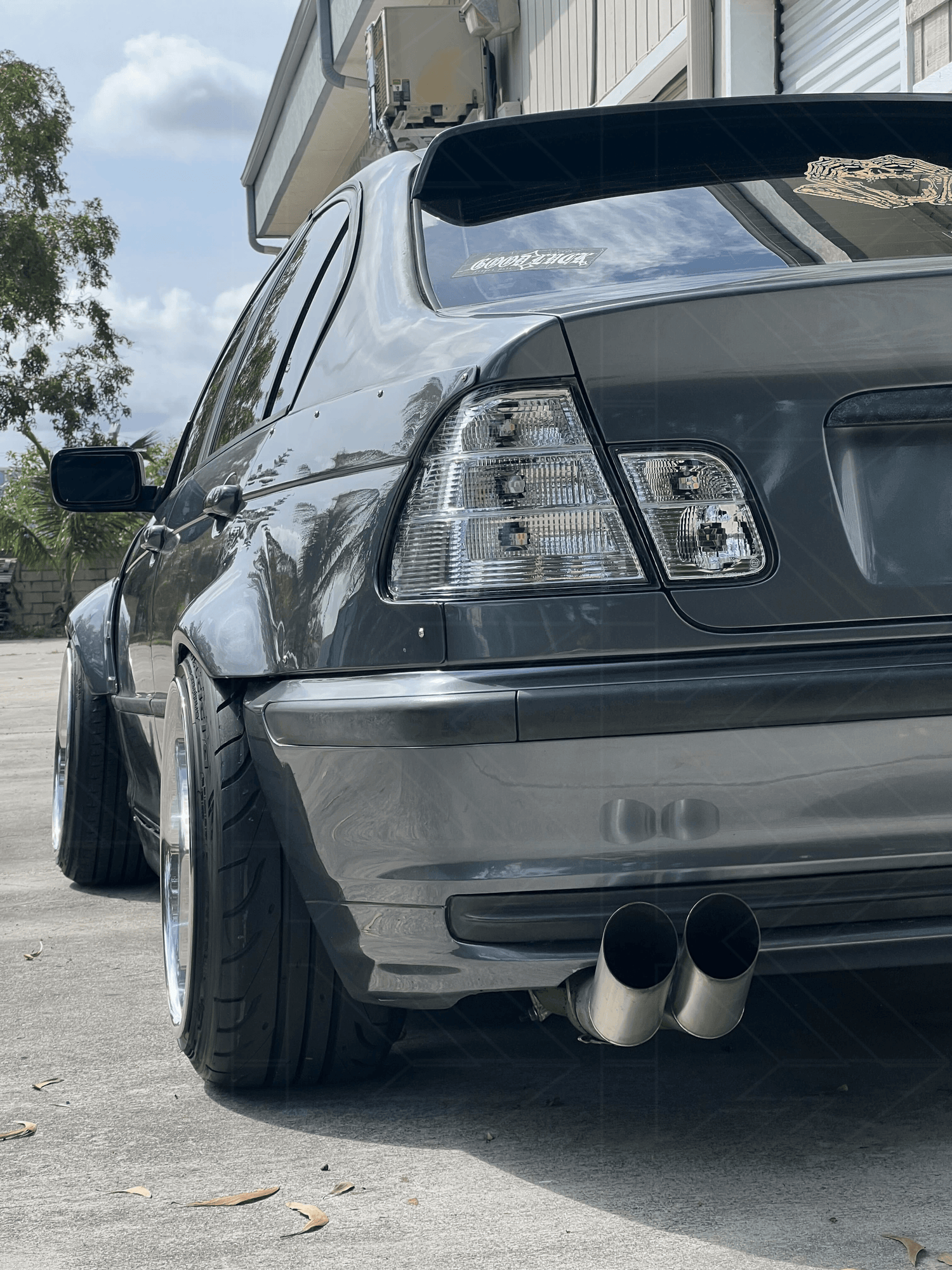 BMW 3-Series E46 Sedan Clear Tail Lights (1998-2006) - K2 Industries