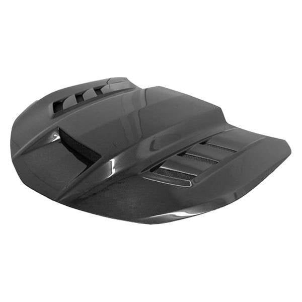 2016-2023 Chevrolet Camaro 2 doors TERMINATOR Style Carbon Fiber Black Hood