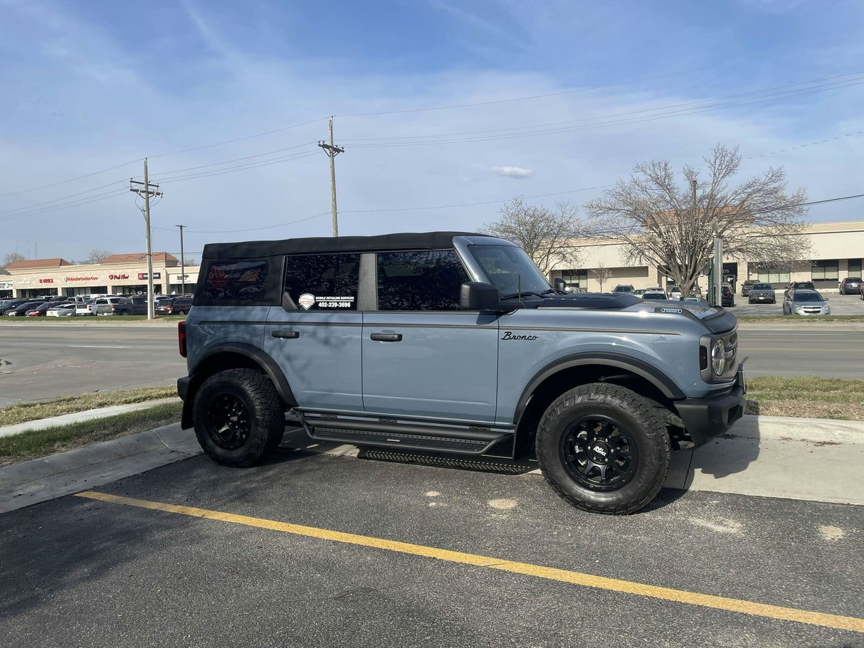 Solid Color Upper Door Spear Stripe Kit - 2021+ Bronco 4 Door (non-Raptor)