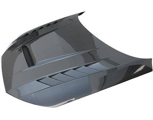 2017-2019 AUDI A4 4 doors DTM Style Carbon Fiber Black Hood