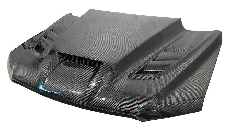 2017-2020 Ford F150 TERMINATOR Style Carbon Fiber Black Hood