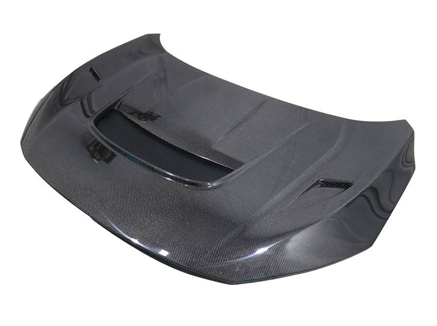 2017-2021 Honda Civic VRS Style Carbon Fiber Black Hood