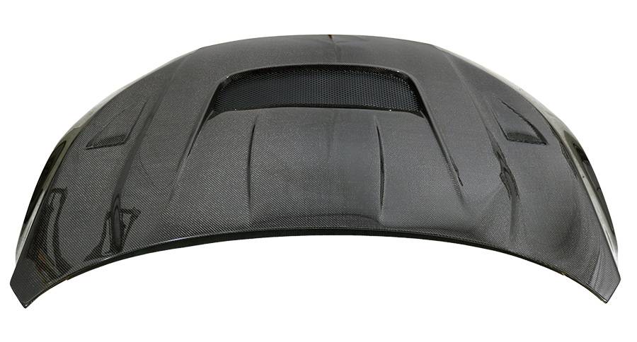 2017-2021 Honda Civic VRS Style Carbon Fiber Black Hood