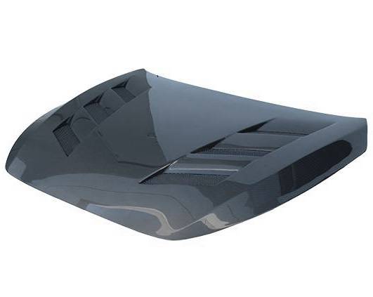 2017-2020 Infiniti Q60 2 doors AMS Style Carbon Fiber Black Hood