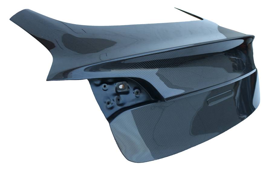 2017-2020 Tesla Model 3 OEM Style Carbon Fiber Black Trunk