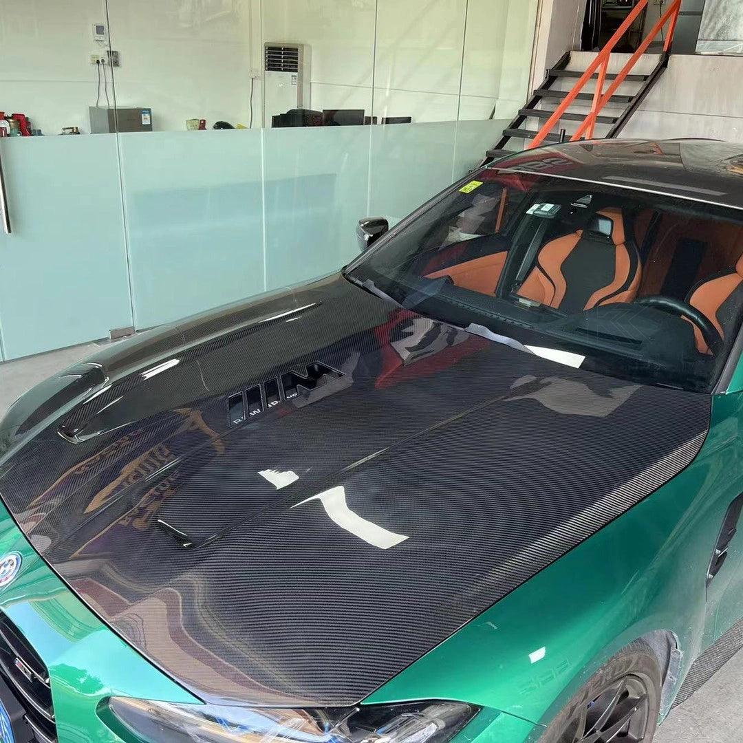 BMW 3 Series G80/G81 M3 & 4 Series G82/G83 M4 Carbon Fiber Front Hood (2019+) - K2 Industries