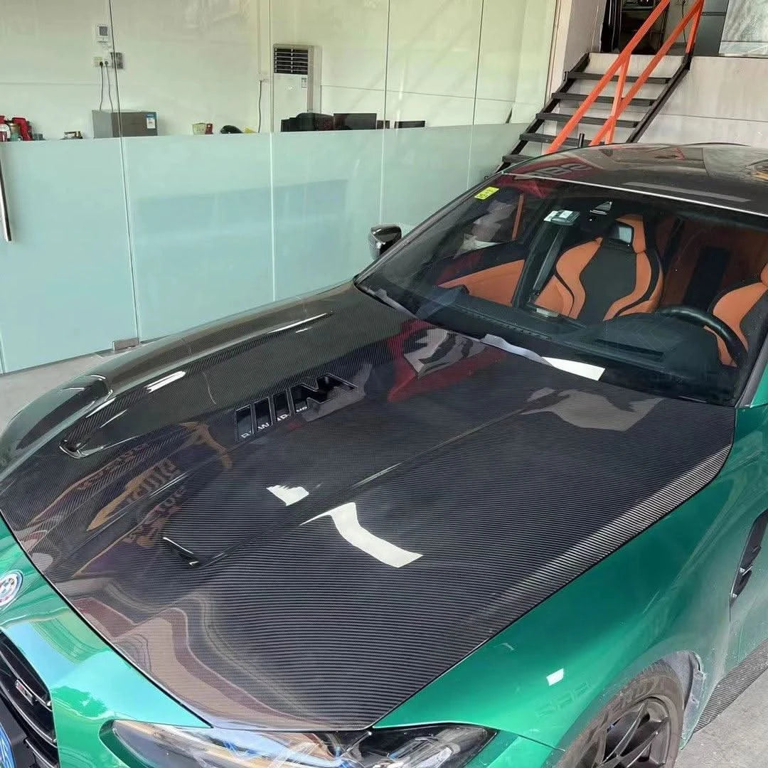 BMW 3 Series G80/G81 M3 & 4 Series G82/G83 M4 Carbon Fiber Front Hood (2019+) - K2 Industries