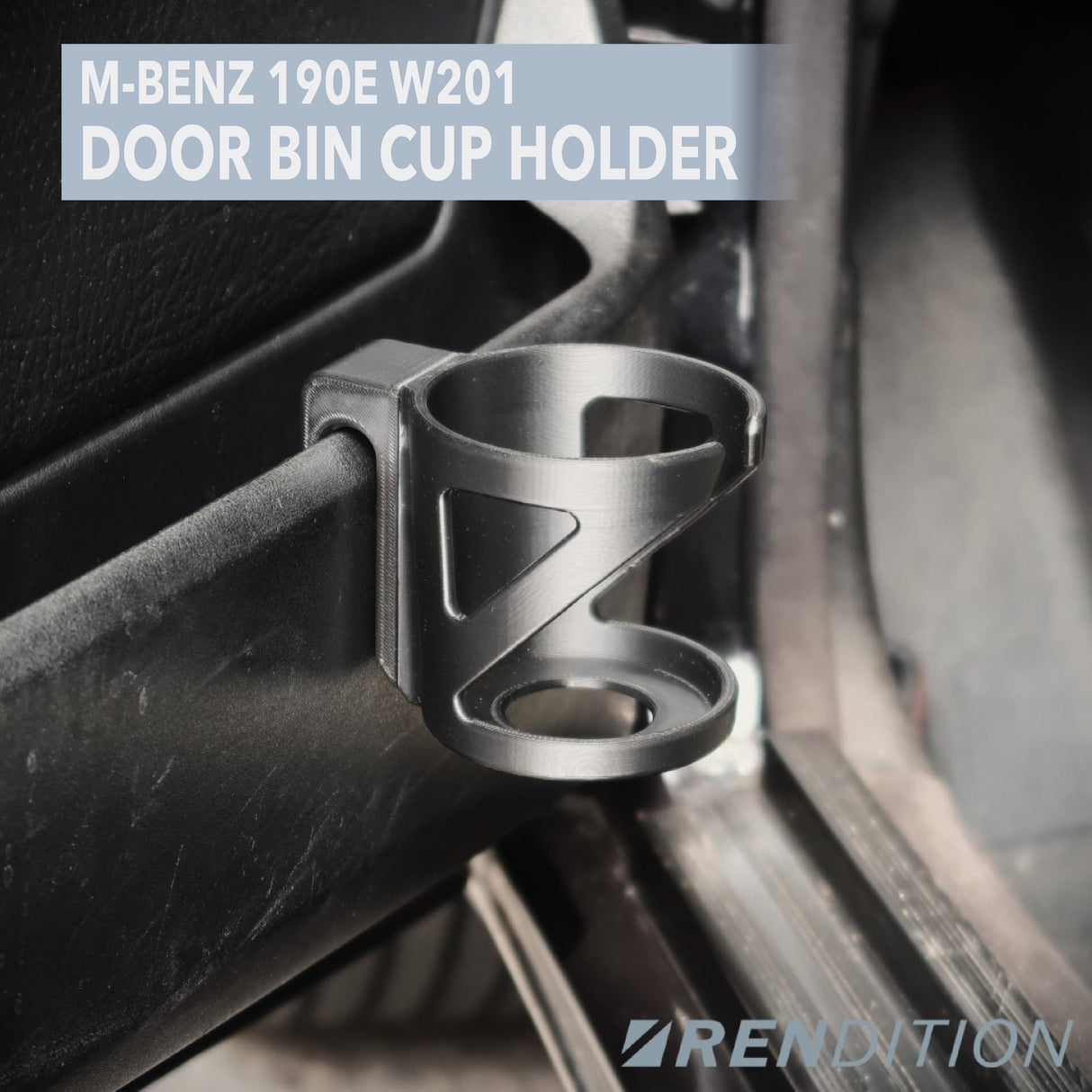 M-BENZ W201 DOOR BIN CUP HOLDER Mercedes Benz 190E - K2 Industries