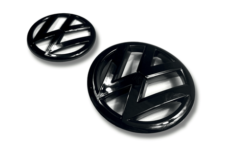VW Golf 6 - Base, GTI, R - Gloss Black Emblem Set (2010-2014) - K2 Industries