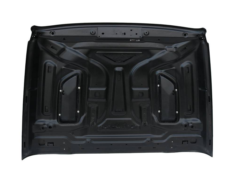 2018-2019 Jeep Wrangler 4 doors Rubicon Style Style Carbon Fiber Black Hood