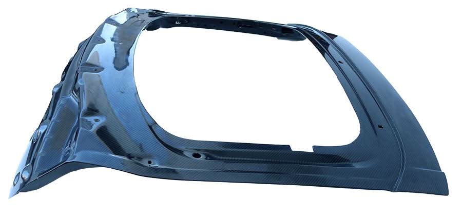 2018-2019 KIA Stinger 4 doors OEM Style Carbon Fiber Black Trunk