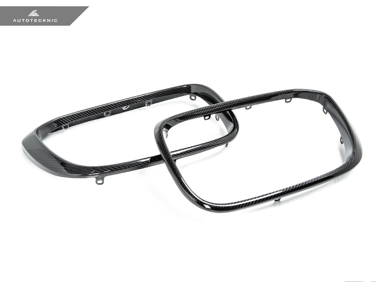 AutoTecknic Replacement Dry Carbon Grille Surround Set - BMW G01 X3 | G02 X4 Pre-LCI