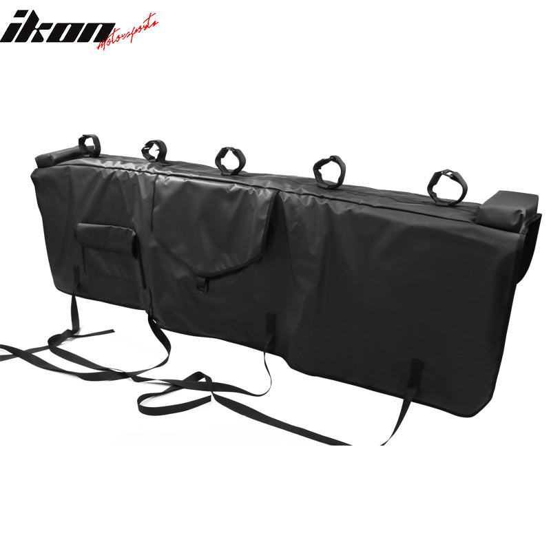 Universal 60" Pickup Tailgate Pad Cover w/ 5 Bike Racks & 1 Tool Bag