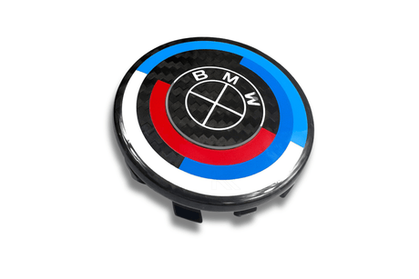 BMW Wheel Caps - Full Carbon 50th Anniversary Style - K2 Industries