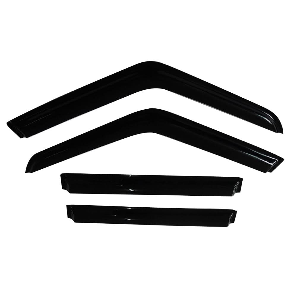 1984-2001 Jeep Cherokee XJ BJ Slim Smoke Window Visors Guard Acrylic