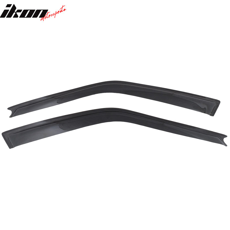 1988-1991 Honda Civic Sedan Slim Style Polycarbonate Window Visors 4PC