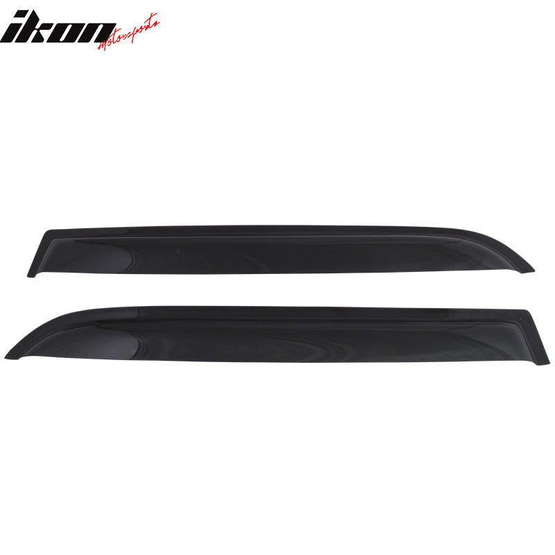 1988-1991 Honda Civic Sedan Slim Style Polycarbonate Window Visors 4PC