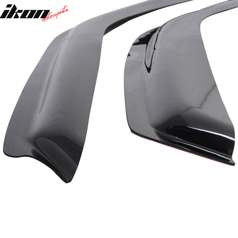 1988-1991 Honda Civic Sedan Slim Style Polycarbonate Window Visors 4PC