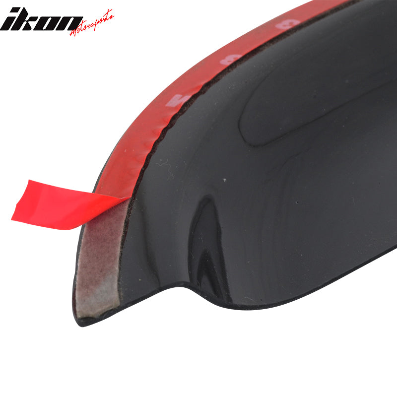 1988-1991 Honda Civic Sedan Slim Style Polycarbonate Window Visors 4PC