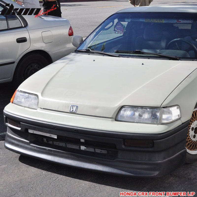 1988-1991 Honda CRX CS Style Unpainted Front Bumper Lip Spoiler PU