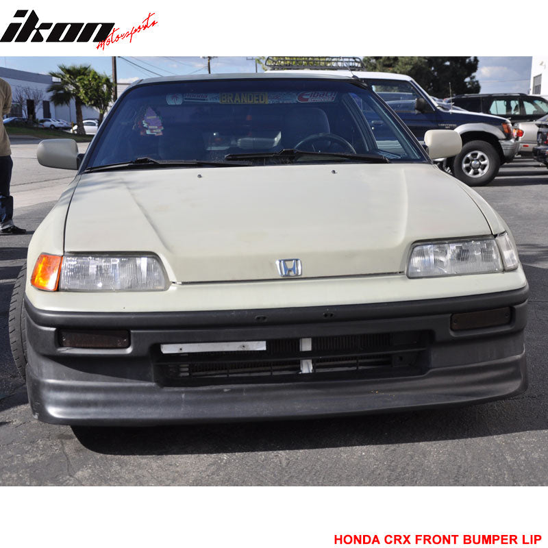 1988-1991 Honda CRX CS Style Unpainted Front Bumper Lip Spoiler PU
