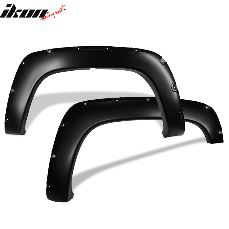 1988-2000 Chevy C1500 K1500 CK Pocket Rivet Style PP Fender Flares 4PC