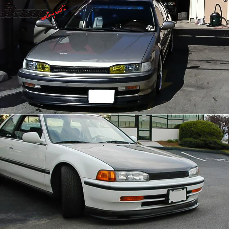 1990-1993 Honda Accord DX EX LX Mugen Style Front Bumper Lip Spoiler