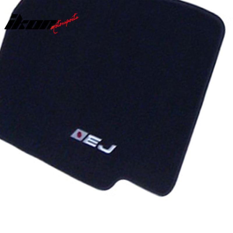 Car Floor Mat for 1992-1995 Honda Civic Carpet EJ logo 4PC Black Nylon