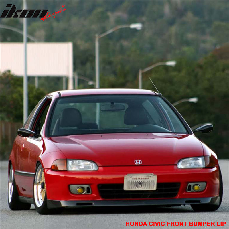 1992-1995 Honda Civic EG BYS Style Front Bumper Lip Spoiler PU
