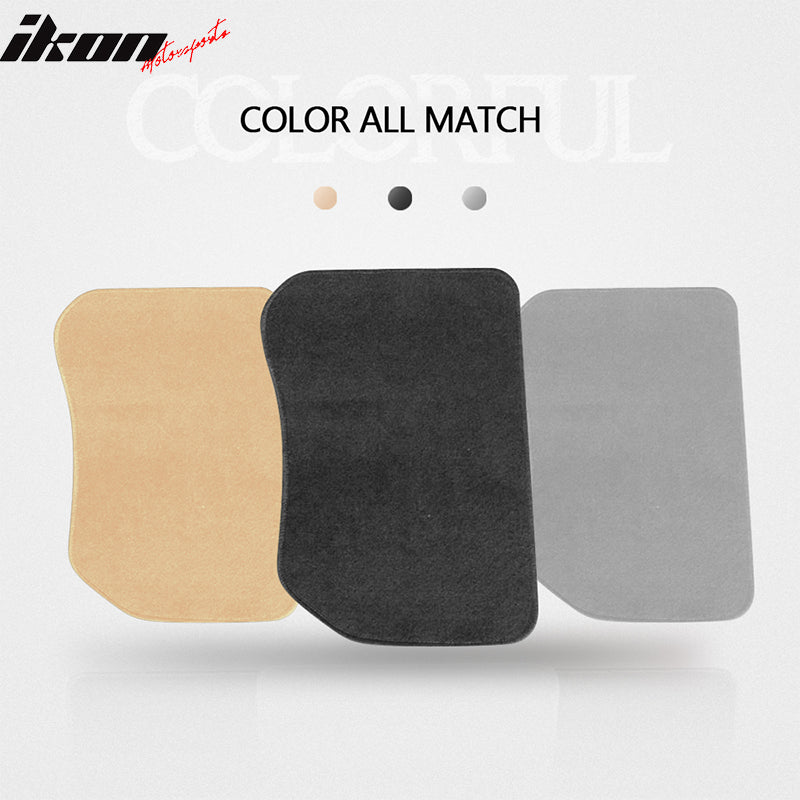 Car Floor Mat for 1992-1998 BMW E36 3 Series Black Carpet 4PC Nylon